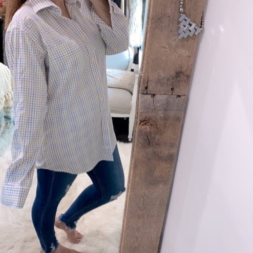 Peter Millar size large button down cotton shirt - image 2